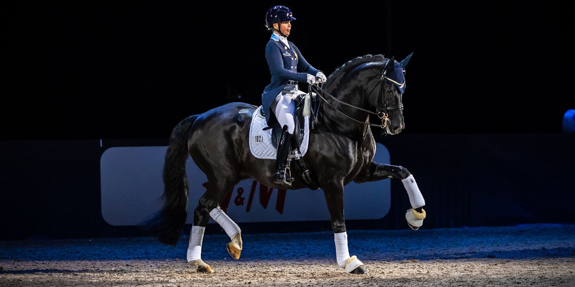 Hur förbereder Therese Nilshagen sina hästar för tävling
