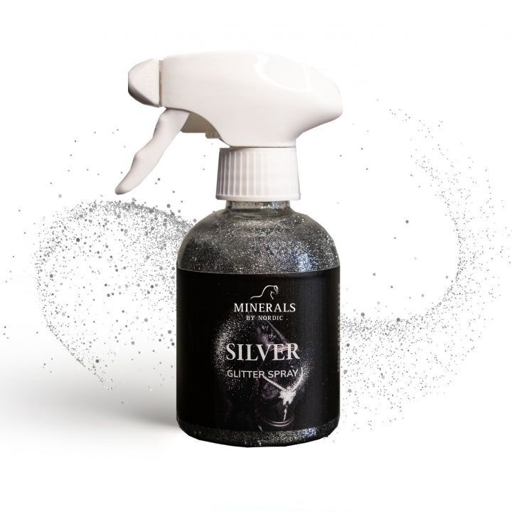 Glitterspray silver 250 ml